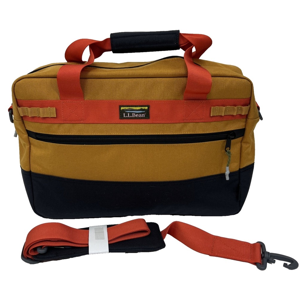 LL Bean Mountain Classic Cordura Briefcase Padded Laptop Tech Commuter Bag
